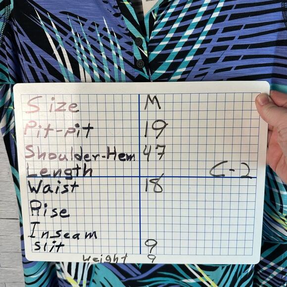 Talbots women's tropical sleeveless midi dress blue Green pockets costal grandma - Picture 15 of 15